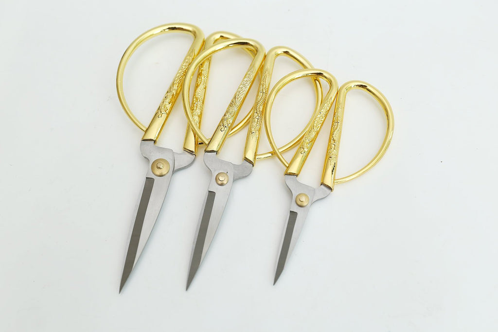 Gold Antique Scissors/Gold Antique Vintage Scissors /embroidery scisso –  DokkiDesign